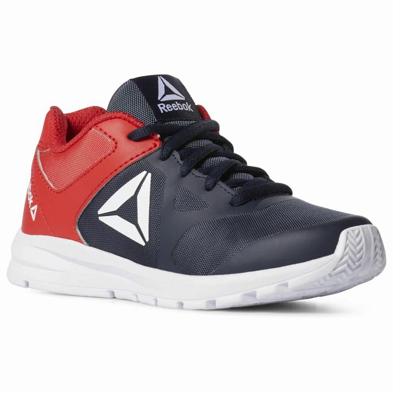Adidasi Alergare Reebok Rush Runner Baieti Bleumarin/Rosii Romania UO9145NF